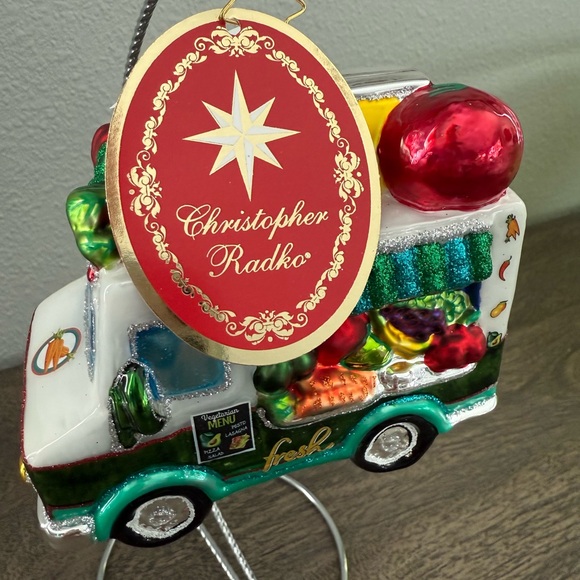 Christopher Radko Veggie Express Christmas Ornament - Picture 2 of 6